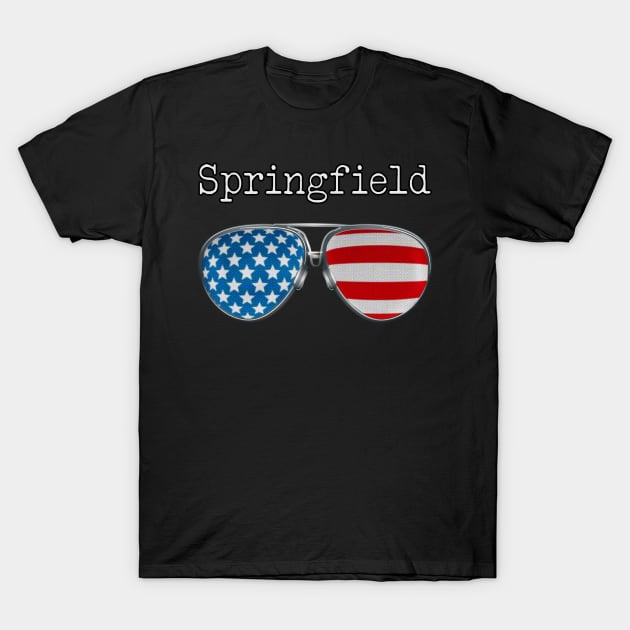 AMERICA PILOT GLASSES SPRINGFIELD T-Shirt by SAMELVES